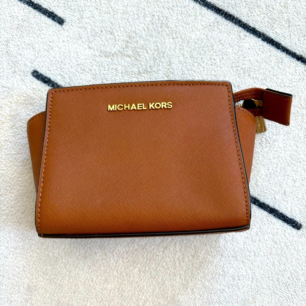 Michael Kors Saffiano Leather Crossbody Bag